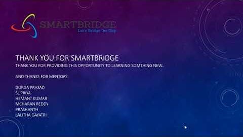 SmartInternz Career Basic Internship - MyFeedback