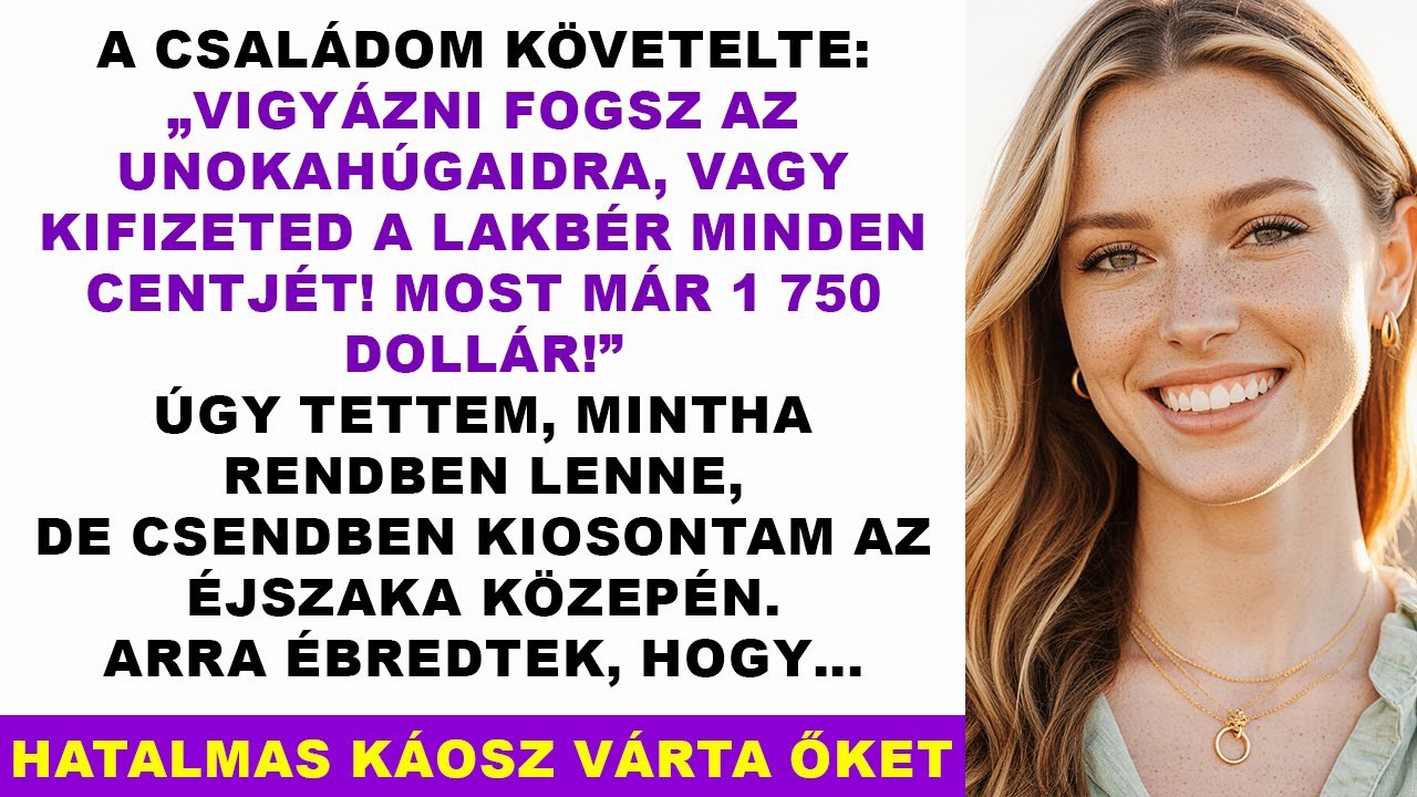 A szüleim bébiszitternek kényszerítettek vagy 1750$-t kértek — éjjel elszöktem, és…