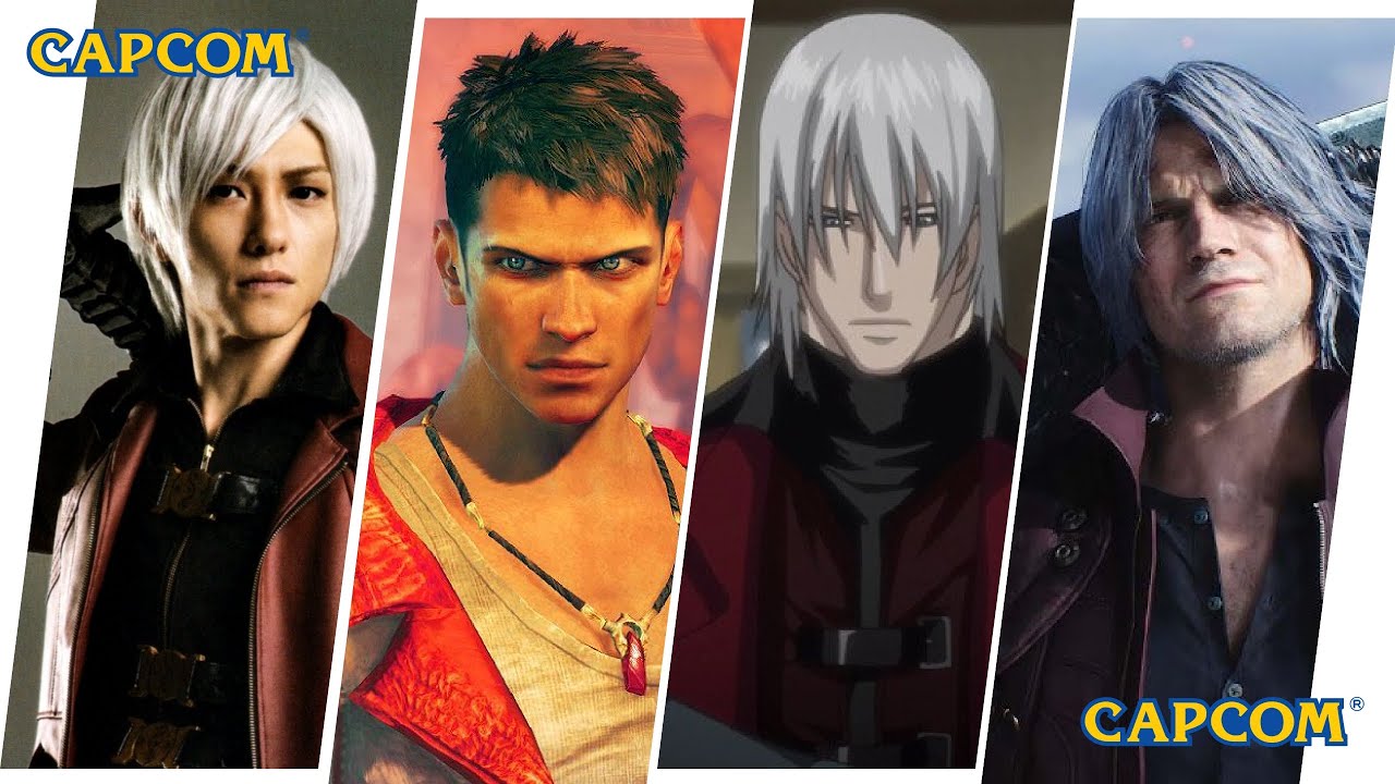 Evolution of Dante from Devil May Cry series 