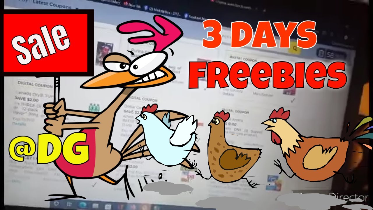 Dollar General Freebies 3 Day sale coupon matchup