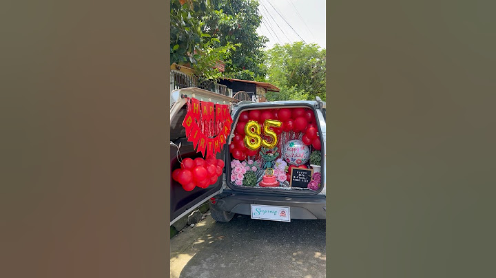 85th birthday 🚘 surprise #babeksteraza #sorpresabybabeksteraza #cartrunksurprisedelivery