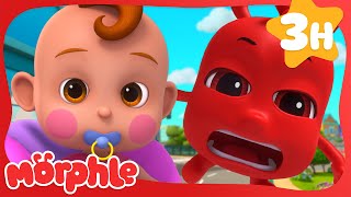 Morphle's Babysitting DISASTER!  | My Magic Pet Morphle | Morphle Dinosaurs  Cartoons for Kids