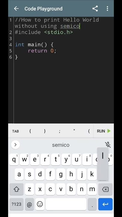 C Program To Print Hello World Without Using Semicolon shorts YouTube c-program-to-print-hello-world-without-using-semicolon-shorts-youtube