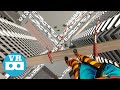 Bungee jump from 100m above the ground #1 | VR 360° | Unity
