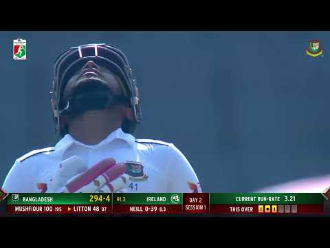 The Moment Mushfiqur Rahim Reached His 100th Run History Made In His 100th Test