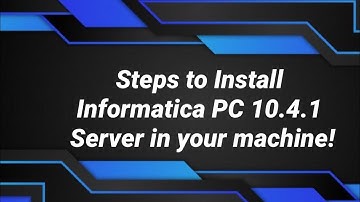 How to install Informatica PC 10.4.1 Server in Windows 10 | Schema creation in Oracle 19c | Step 1&2
