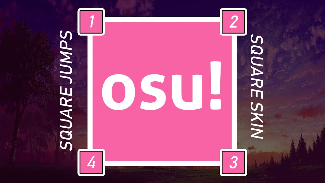 Square jump with square skin l OSU! YouTube