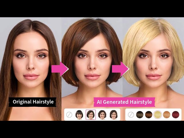 Try Different Hairstyles and Colors with AI! Barbershop Explained - YouTube