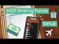 Setting Up 2021 Sinking Funds | How I Digitally Track My Sinking Funds | Budget With Me