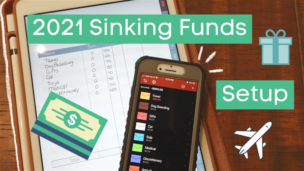 Setting Up 2021 Sinking Funds How I Digitally Track My Sinking Funds