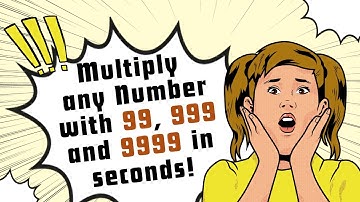 Multiply with 99, 999, 9999 in One Line! | Vedic Maths Fastest Method | Part-2🔥