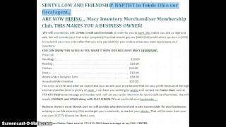 Macy Inventory Merchandiser Membership Club
