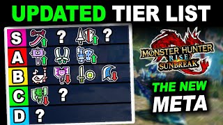 UPDATED Weapon Tier List - Monster Hunter Rise Sunbreak Best Weapons To Use screenshot 1