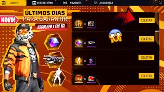 AMANHÃ!! NOVO EVENTO, PEGUE SEU CUBO MÁGICO GRÁTIS, ESCOLHA A RECOMPENSA, DUNK MASTER - FREE FIRE