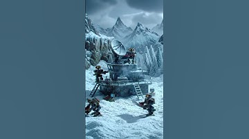 Building in the Snow – Miniature Robots Construct a Mountain Outpost