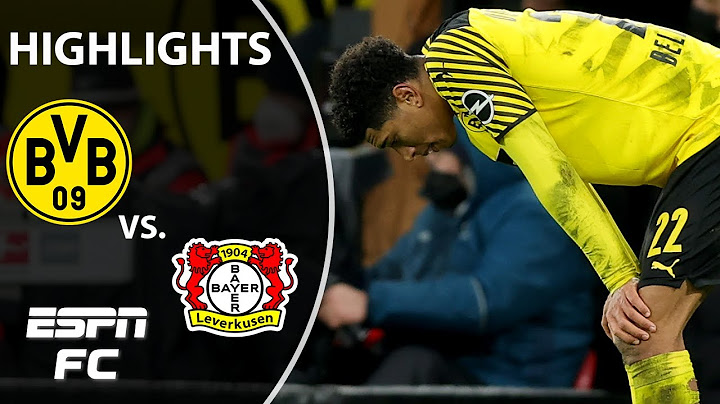 Bayer Leverkusen aplasta al Borussia Dortmund 5-2 | Lo más destacado de la Bundesliga | ESPN FC
