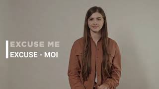 How to say "Excuse me" in French & American Sign language (ASL)