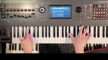 Deeper underground synth remake on Yamaha Montage