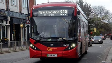 *New Allocation + Transfer* Route 359 SEe166 LB71XNY ( Ex W15 Go Ahead London Enviro 200 EV ) (4K)