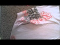 DIY Slash Back a T Shirt