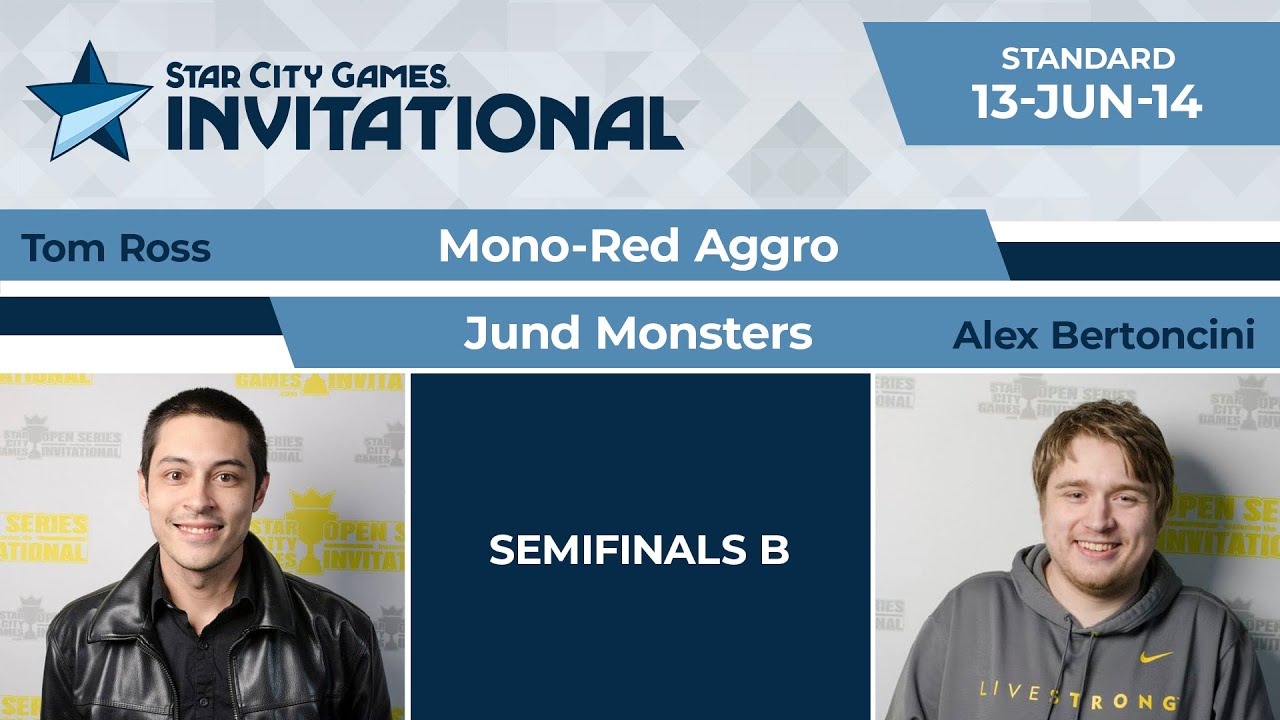 SCGINVI: Semifinals B - Tom Ross vs Alex Bertoncini | Standard