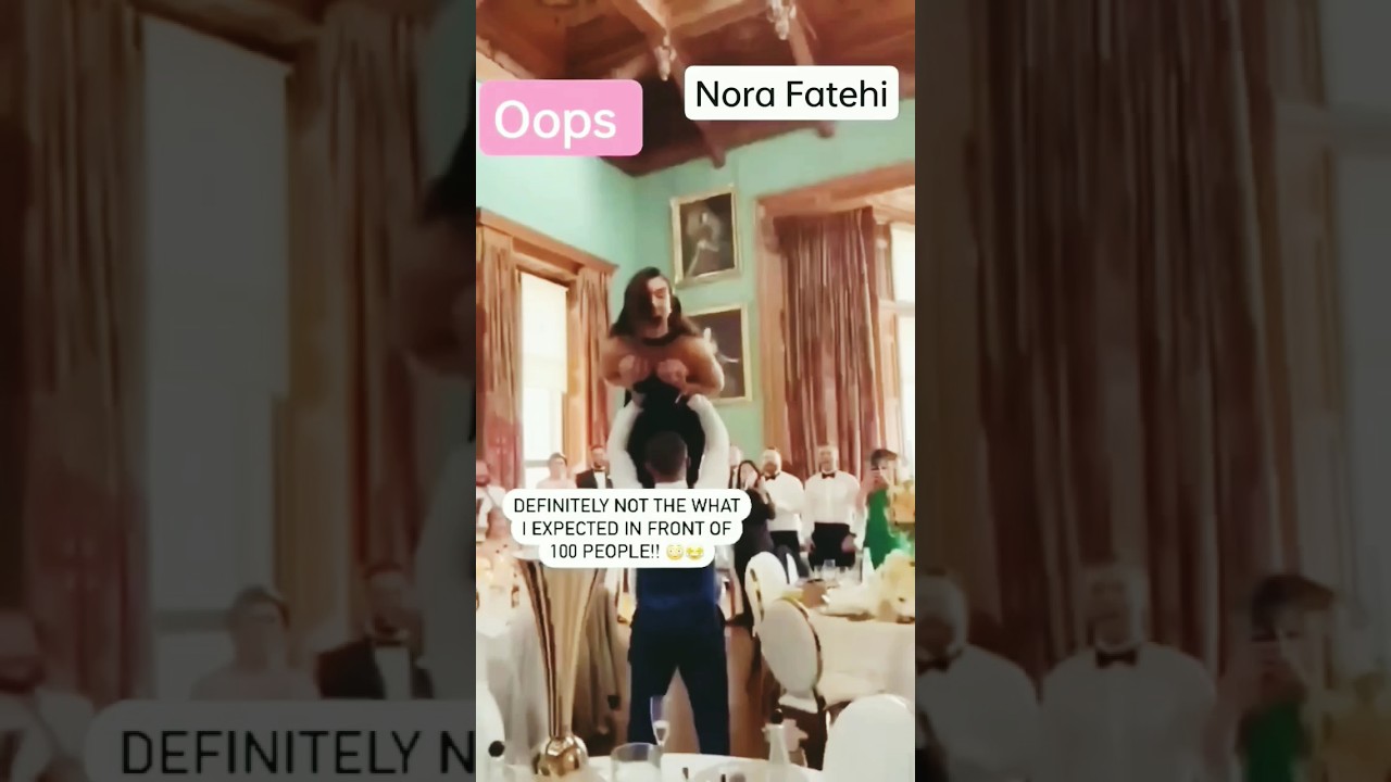 Oops Boobs Moment Nora Fatehi  👅 