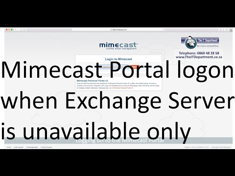 Mimecast Portal Login