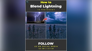How to Blend Lightning - Photoshop Tutorial