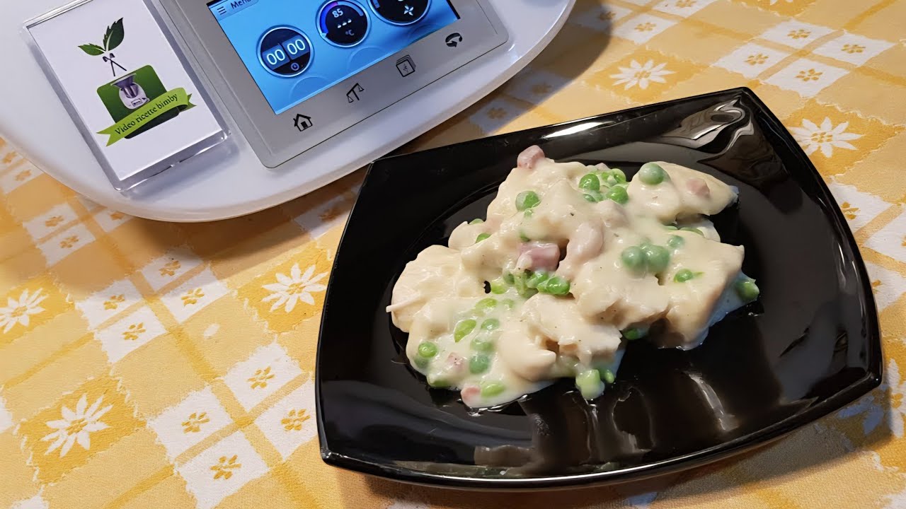 Bocconcini di pollo con piselli cremosi ed irresistibili con il bimby