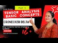 Tensor Analysis / Basic Concepts / Chain Rule In Tensor / Kronecker Delta