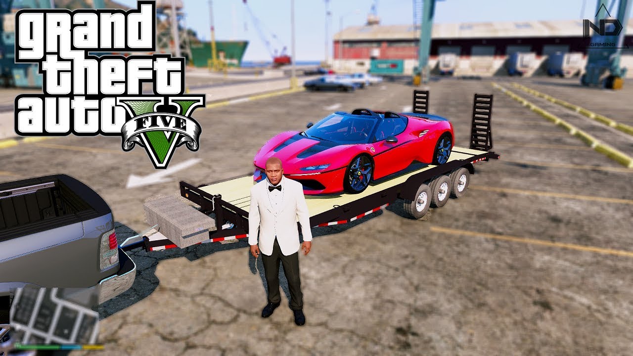 ferrari j50 Update New GTA 5 - Vận chuyển siêu xe Ferrari J50 phiên bản giới hạn | ND Gaming