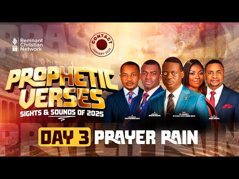 PROPHETIC VERSES  | SIGHTS AND SOUNDS OF 2025 | PRAYER RAIN | 26TH JAN.2025