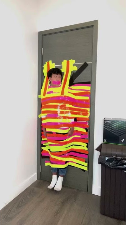 I Was Duct Taped To The DOOR And My Friends Had No Idea... #Shorts