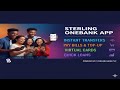 Sterling OneBank App: Your Money, Your Rules! 👑📱​Unlock the Future of Banking with Sterling OneBank 