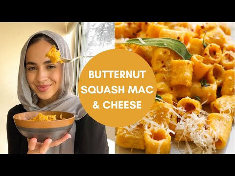 HOW TO MAKE butternut squash Mac amp cheese! Trader Joes Copycat Fall Recipe