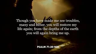 Psalm 71:20 (NIV)