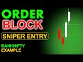 Entry with order block  banknifty example  stocks flow