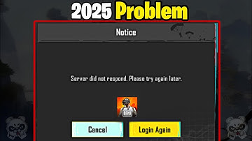 How To Fix Server did not respond Please try again later Problem In BGMI & PUBG 2025 || IC BETRO