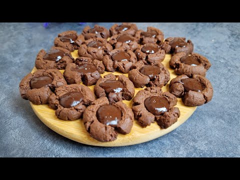 Песочное печенье 'Шоколадный букет'.