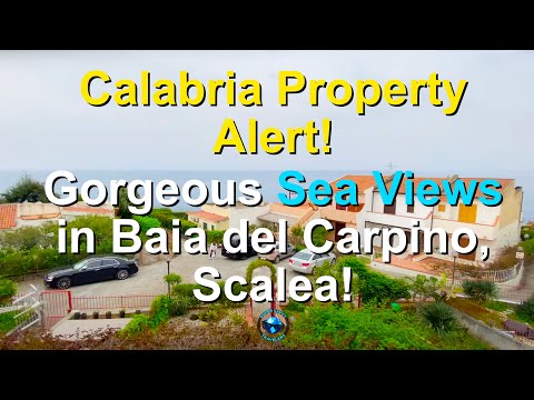 Calabria Property Alert! Gorgeous sea views in Baia del Carpino, Scalea!