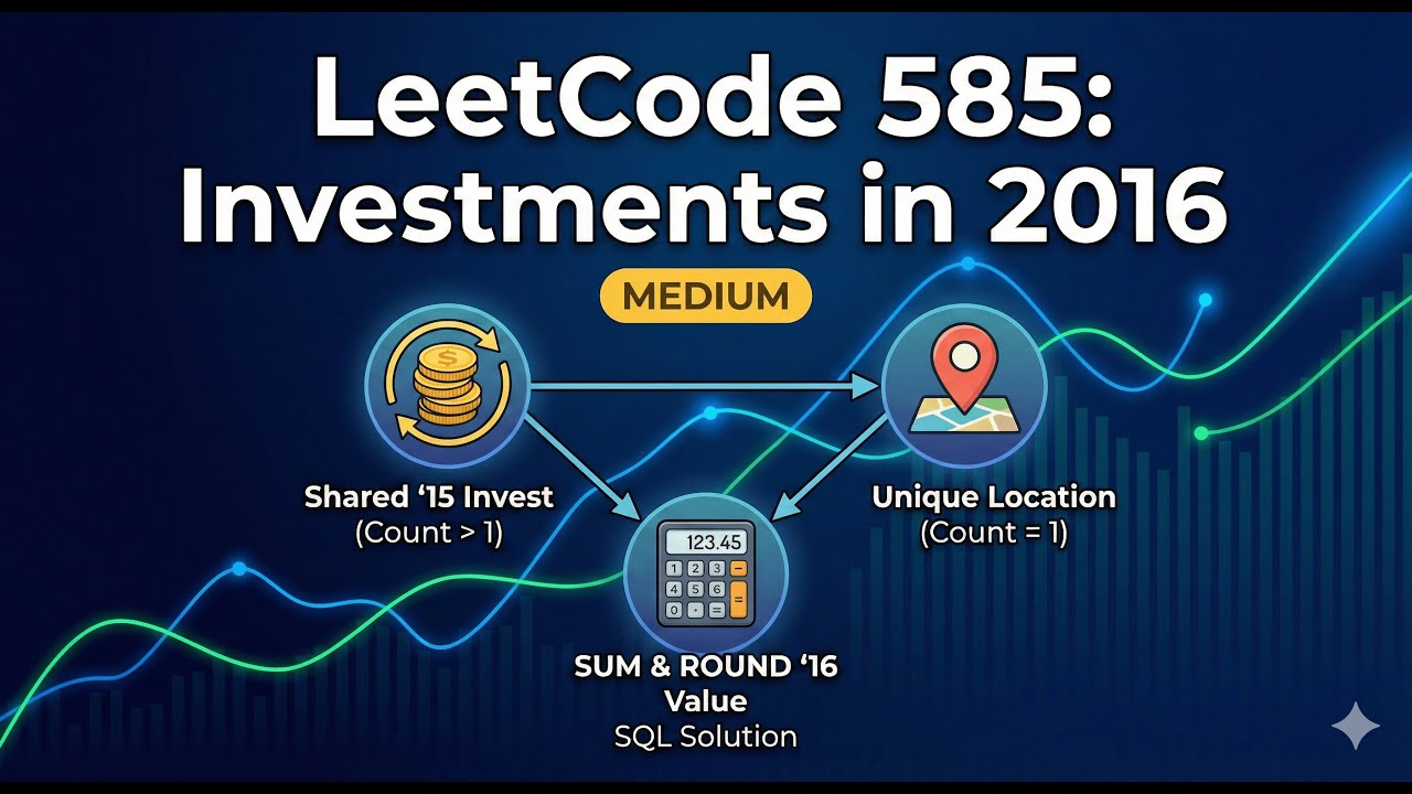 SQL Interview Prep: Filtering with Subqueries & Aggregation (LeetCode 585)