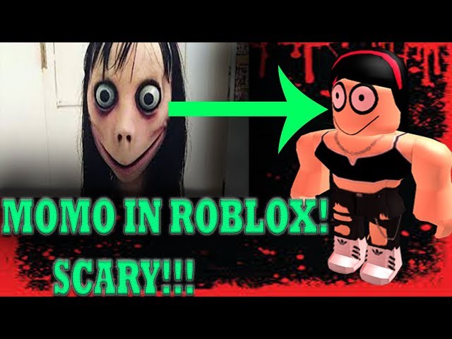 FUI PERSEGUIDA PELA MOMO NA ESCOLA - Roblox Novelinha de Terror 