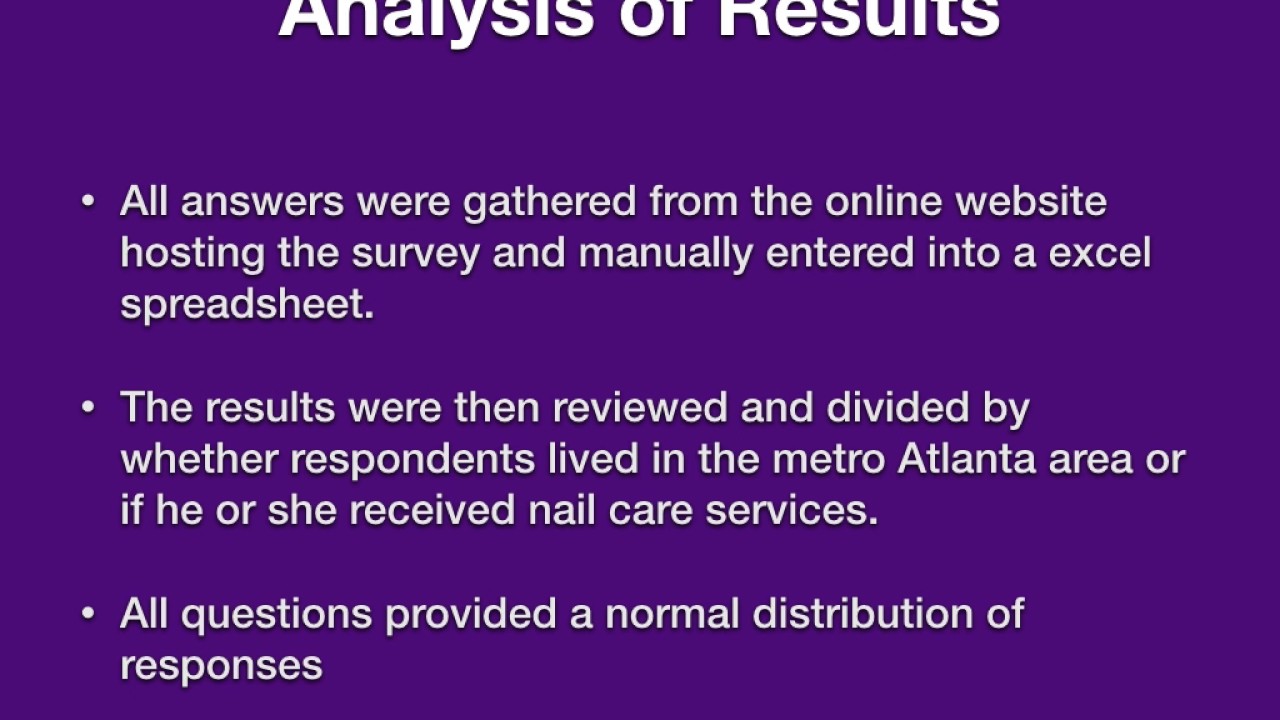 research findings slide