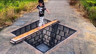 Funny Drawing 3D Anime On The Road For Fun