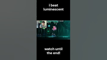 LUMINESCENT 100% #geometrydash #gd #reaction