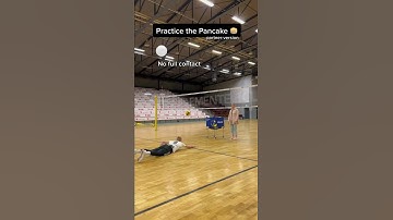 Pancake Volleyball Training Drill 🏐🔥 #shorts #volleyball