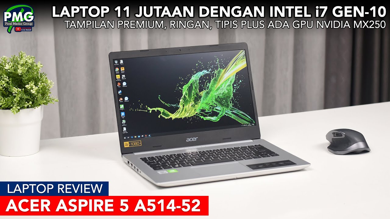 Laptop 11 Jutaan Dengan Intel I7 Gen10 Dan Nvidia Mx250 Acer Aspire 5 A514 52 Review Indonesia Youtube