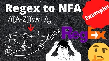 Regular Expression (Regex) to NFA Example Conversion
