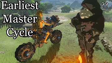 Obtaining the Master Cycle BEFORE leaving the Shrine of Resurrection - Breath of the Wild