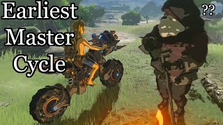 Obtaining the Master Cycle BEFORE leaving the Shrine of Resurrection - Breath of the Wild